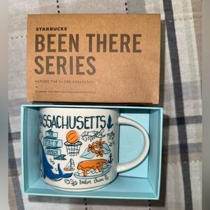Starbucks Been There Series Massachusetts Mug - Blue and Orange